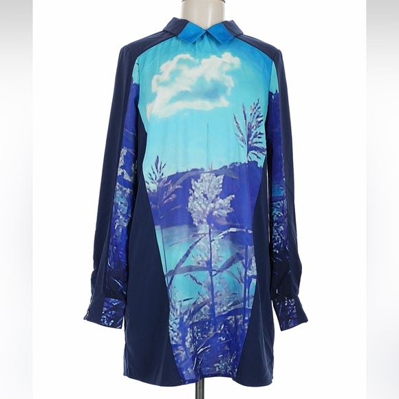 Finders Keepers Dresses & Skirts - NWT Finders Keepers Blue Long Sleeve Dress